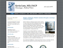 Tablet Screenshot of drkevinlutz.com